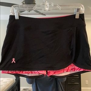 UA breast cancer awareness skort